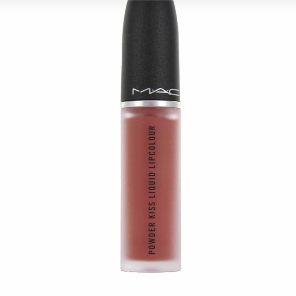 New MAC Powder Kiss Lipstick in Shade 989 Mull it Over